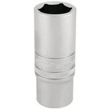 Image of Draper 3/8" Drive Satin Finish Deep Hexagon Socket Metric 18mm