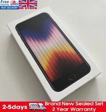 Image of NEW SEALED Apple iPhone SE 2022 3rd Gen 64~256GB All Colours Unlocked Smartphone