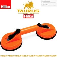Image of HILKA Dent Puller Double ABS Handle 100kg Capacity 4.5 In Dia Rubber Suction UK
