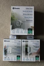 Image of SWANN HOME SECURITY ALERT KIT DOOR SENSORS AND INDOOR SIREN BRAND NEW SEALED
