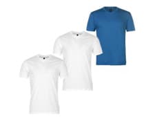 Image of Mens Donnay 3 Pack V Neck Tee T Shirt Top Colour Brand New Size XS - 4XL B461+