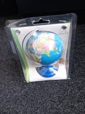 Image of Student Desk Top Globe And Pencil Sharpner Never Opened