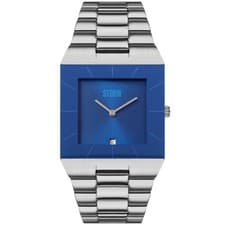 Image of STORM Omari Grand Mens Watch Blue Dial Silver Bracelet 47544/B