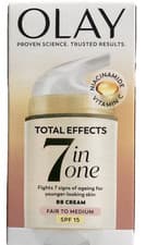 Image of Olay Total Effects 7-in-1 SPF15 BB Cream,moisturiser fair to medium 50ML