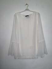 Image of Wallis White Blouse for Women Size UK 10 EUR 38