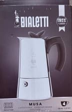 Image of Original Bialetti - Moka Express 4 cup Italian Espresso Coffee Maker Brand New
