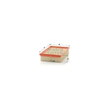 Image of MANN C28155 Air Filter Insert 270mm Length Fits Land Rover Freelander 2 3.2 4x4