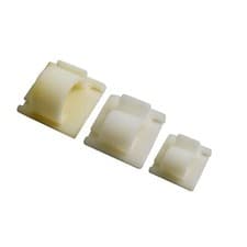 Image of Wot-Nots Cable Clips - Self Adhesive - Natural - 4.5Mm - Pack Of 2 - PWN605