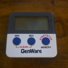 Image of Digital Timer Professional Chef Count up & Down Food Timer 99M 59S
