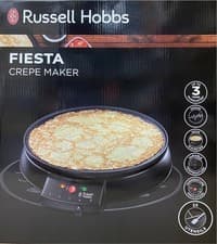 Image of Russell Hobbs Electric Pancake Crepe Maker, 12” 1000W Non-Stick Plate 20920