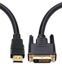 Image of HDMI to DVI Cable 1M DVI-D 25 Pin (24+1pin) Dual Link HDMI PC Monitor TV Lead UK