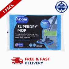 Image of Addis Superdry Mop Refill Head Anti-Bacterial Sponge Replacement Quick Change