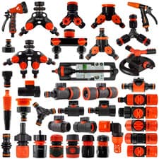 Image of Universal Garden Hose Pipe Connectors Fittings Parts - Hozelock Compatible BL