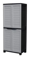 Image of Plastic Garden Storage Cupboard Outdoor Plastic Cabinet. 2 Sizes Available