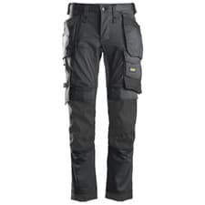 Image of Snickers Work Trousers All Roundwork Slim Fit Stretch Cargo Holster Pocket 6241