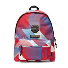 Image of Napapijri Voyage Backpack 19.5L All-Over Print Geometric Red - RRP £54.99