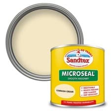 Image of Sandtex Masonry Paint 150ml Tester or Touch Up Pot Ultra Smooth All Colours 15YR