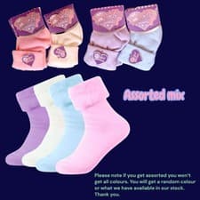 Image of Womens Cosy Fluffy Bed Socks, Winter Warm Thermal Lounge Socks For Ladies 4-7