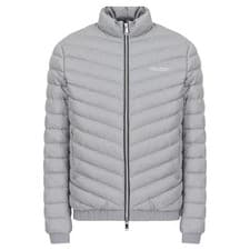 Image of A|X ARMANI EXCHANGE Men's Down Jacket - Microfiber, Logo Print