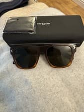 Image of Givenchy GV 7011/S 2S9A6 Tortoiseshell With Black Arms Sunglasses New In Case