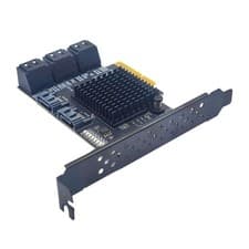 Image of PCIe SATA Card 4x 8x 16x Interface 8 Port SATA3.0 6G