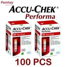 Image of 2 x Accu-chek Performa Test Strips - 2 boxes of 50 - Brand New Stock