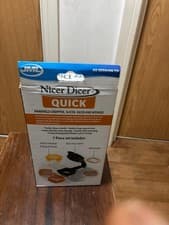 Image of JML Nicer Dicer Quick Hand-Held Chopping Slicing and Dicing Machine Orange NEW