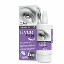Image of Hycosan Dual Preservative Free Moisturising Dry Eye Drops - 7.5ml