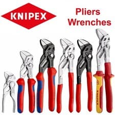 Image of KNIPEX Pliers Wrench Adjustable Grips Push Button Spanner All Sizes 125mm-400mm