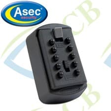 Image of ASEC High Security OUTDOOR KEY SAFE BOX Wall Mount Outside COMBINATION Key LOCK
