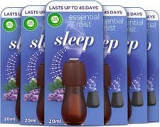 Image of Air Wick Essential Mist Refills, Sleep, Pack 6 x 20 ml, Natural Essential Oils