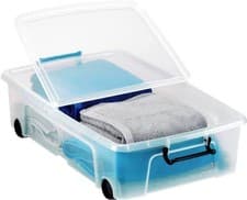 Image of Strata smart Clear Plastic Storage Boxes /Choose Yours