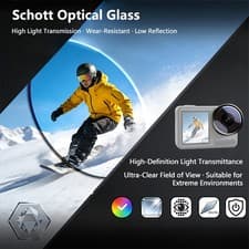Image of ND16 Filter for DJI Osmo Action 3 4 5 Pro Camera Neutral Density Lens