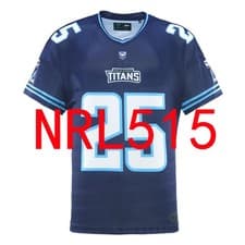 Image of RUGBY MEN's TOP GOLD COAST TITANS SHIRT TRAINING NRL S-5XL JERSEY