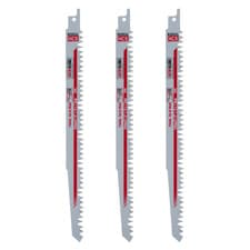Image of 3 x Saxton 240mm Reciprocating wood Sabre Saw Blades R1021L for Bosch Makita etc