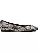 Image of Ladies Clarks Couture Bloom Ballerina style grey snake Leather Uk 6.5 D