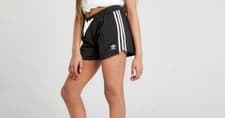 Image of GIRLS ADIDAS ORIGINALS 3 STRIPES POLY SHORTS   AGE 7-8,11-12   BNWT  LAST 2