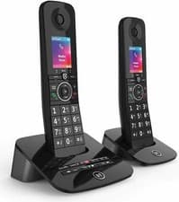 Image of BT Premium Twin Cordless Answer Phone with 100% Nuisance Call Blocking - Black