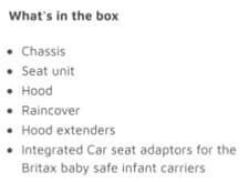 Image of Britax B-Smart 4 -Wheels Travel System Neon Black From Birth to 3 years