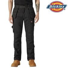 Image of Dickies Work Trousers Dickies Work Pants Redhawk Pro Mens Black Trousers WD801