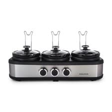 Image of Morphy Richards TrioServe 3.9L Three Pot Slow Cooker RRP 99.99£