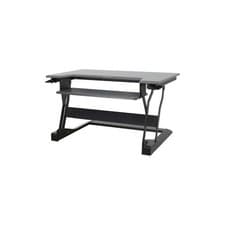 Image of Ergotron WorkFit-T, Sit-Stand Desktop Workstation (Black) 33-397-085