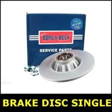 Image of Brake Disc Single Rear Fits VAUXHALL VIVARO I 1.9 2.0 2.5 X83 AA3D