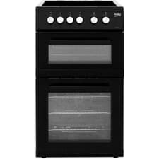 Image of Beko KDVC563AK 50cm Free Standing Electric Cooker with Ceramic Hob Black A/A