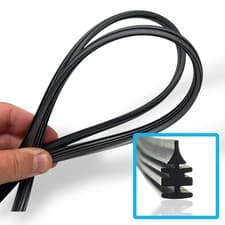 Image of Refresh Pair 28" Wiper Blade Rubber Refills Aero Flat Bosch DIY Cut to Fit