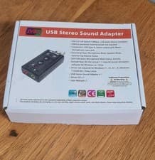 Image of USB Stereo Sound Adapter Virtual 7.1 External USB Audio Card with Volume Control