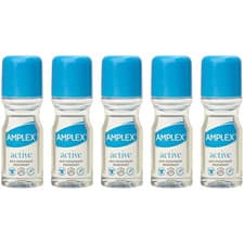 Image of Amplex Active Anti-perspirant Deodorant Roll-On 50ml - Pack of 5