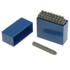 Image of Priory 181- 5.0mm Set of Letter Punches 3/16in