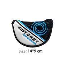 Image of Odyssey Golf Putter Head Covers Club Mallet Blade Protective Magnetic PU Leather