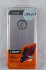 Image of Spigen iPhone 6 Plus/ 6s Plus Tough Slim Armor Protective Phone Case Silver